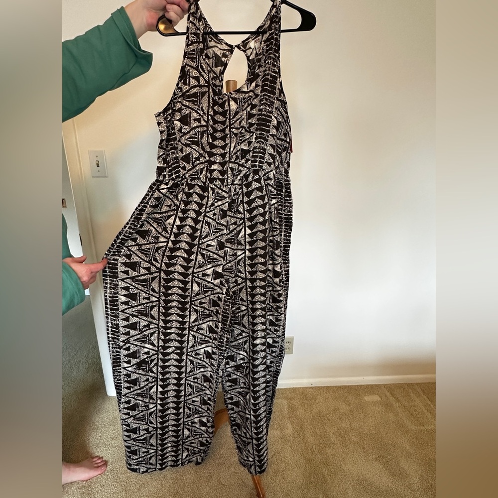 Target Black & White Patterned Women’s Jumpsuit